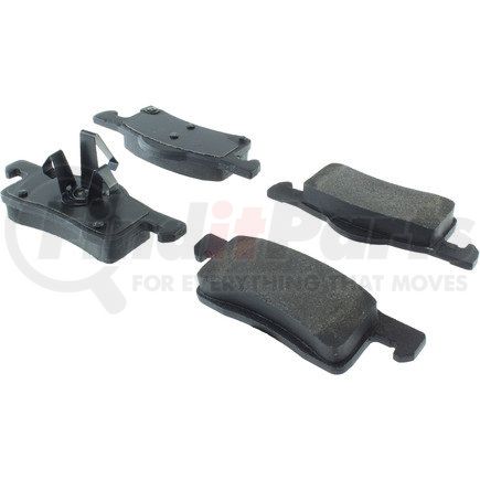 104.09350 by CENTRIC - Posi Quiet Semi-Metallic Brake Pads with Hardware