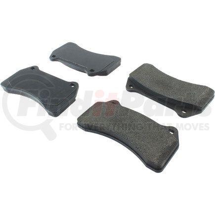 104.09380 by CENTRIC - Posi Quiet Semi-Metallic Brake Pads with Hardware