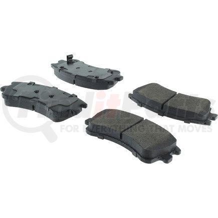 104.09570 by CENTRIC - Posi Quiet Semi-Metallic Brake Pads with Hardware