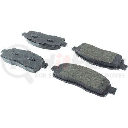 104.10110 by CENTRIC - Posi Quiet Semi-Metallic Brake Pads with Hardware