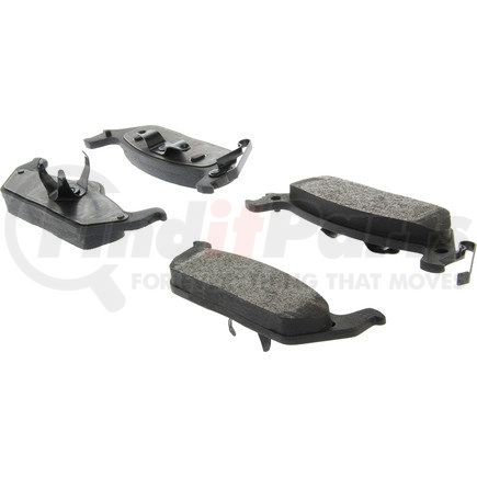 104.10120 by CENTRIC - Posi Quiet Semi-Metallic Brake Pads with Hardware
