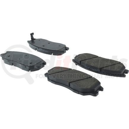 104.10130 by CENTRIC - Posi Quiet Semi-Metallic Brake Pads with Hardware