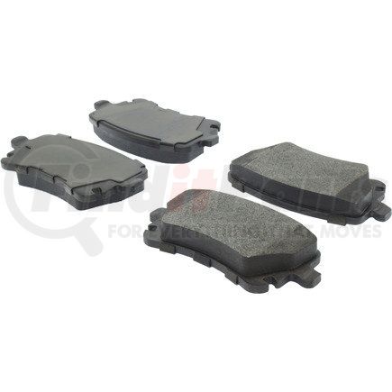 104.10180 by CENTRIC - Posi Quiet Semi-Metallic Brake Pads with Hardware