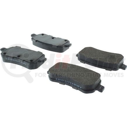 104.10210 by CENTRIC - Posi Quiet Semi-Metallic Brake Pads with Hardware