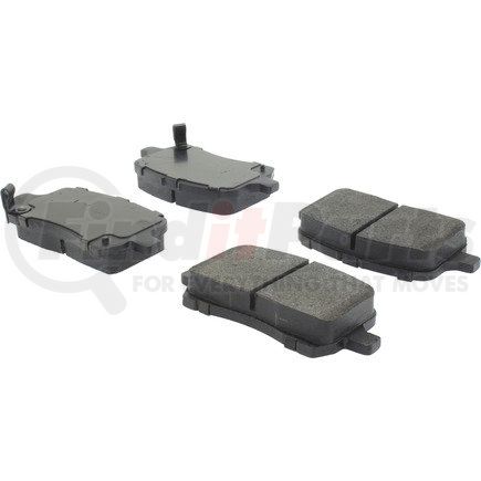104.10280 by CENTRIC - Posi Quiet Semi-Metallic Brake Pads with Hardware