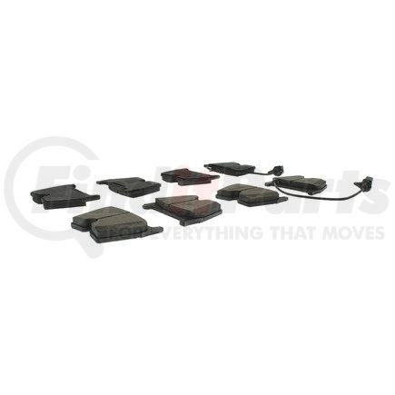 104.10290 by CENTRIC - Posi Quiet Semi-Metallic Brake Pads with Hardware