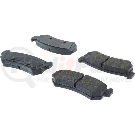 104.10360 by CENTRIC - Posi Quiet Semi-Metallic Brake Pads with Hardware