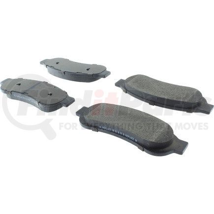 104.10670 by CENTRIC - Posi Quiet Semi-Metallic Brake Pads with Hardware