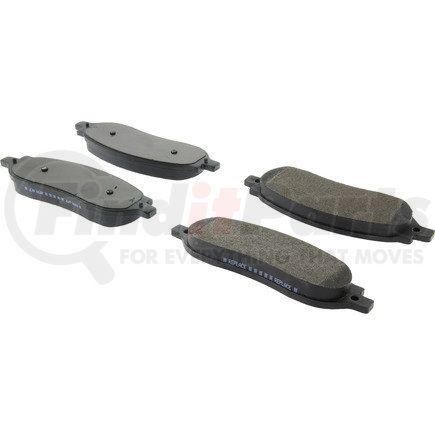 104.10680 by CENTRIC - Posi Quiet Semi-Metallic Brake Pads with Hardware