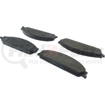 104.10700 by CENTRIC - Posi Quiet Semi-Metallic Brake Pads with Hardware