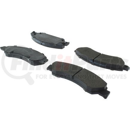 104.10920 by CENTRIC - Posi Quiet Semi-Metallic Brake Pads with Hardware
