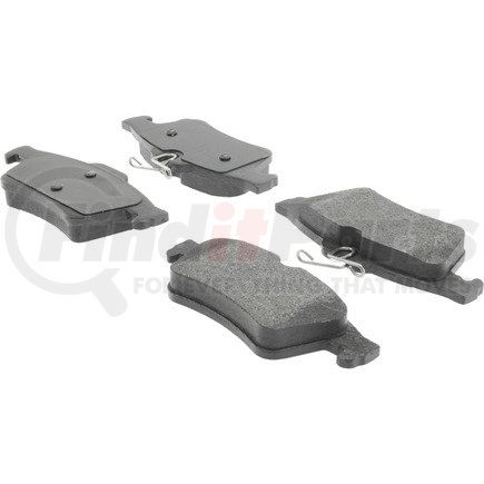 104.10950 by CENTRIC - Posi Quiet Semi-Metallic Brake Pads with Hardware