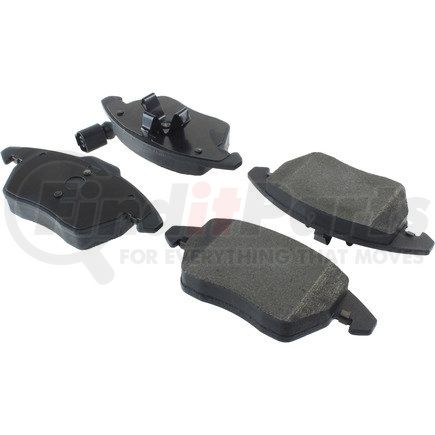 104.11070 by CENTRIC - Posi Quiet Semi-Metallic Brake Pads with Hardware