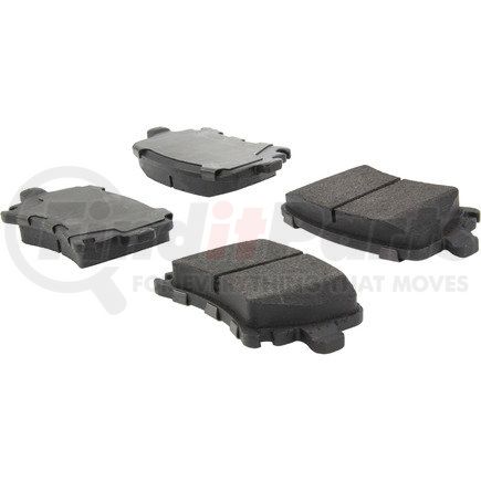 104.11081 by CENTRIC - Posi Quiet Semi-Metallic Brake Pads with Hardware