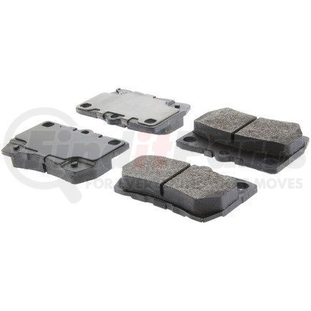 104.11131 by CENTRIC - Posi Quiet Semi-Metallic Brake Pads with Hardware