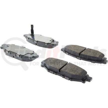 104.11140 by CENTRIC - Posi Quiet Semi-Metallic Brake Pads with Hardware