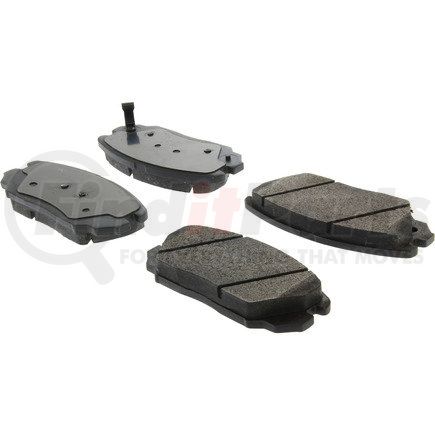 104.11250 by CENTRIC - Posi Quiet Semi-Metallic Brake Pads with Hardware