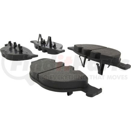 104.11510 by CENTRIC - Posi Quiet Semi-Metallic Brake Pads with Hardware