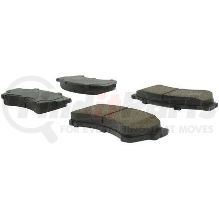 104.11640 by CENTRIC - Posi Quiet Semi-Metallic Brake Pads with Hardware