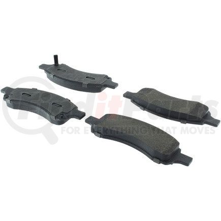 104.11690 by CENTRIC - Posi Quiet Semi-Metallic Brake Pads with Hardware