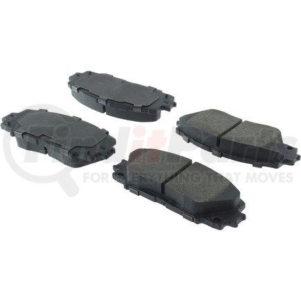 104.11840 by CENTRIC - Posi Quiet Semi-Metallic Brake Pads with Hardware