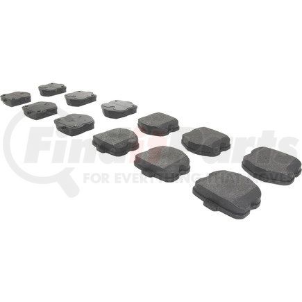 104.1185 by CENTRIC - Posi Quiet Semi-Metallic Brake Pads