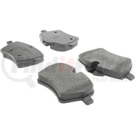 104.12040 by CENTRIC - Posi Quiet Semi-Metallic Brake Pads with Hardware