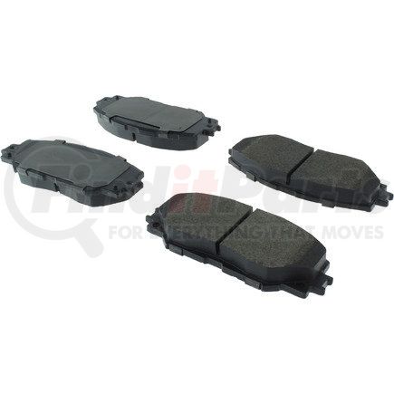 104.12100 by CENTRIC - Posi Quiet Semi-Metallic Brake Pads with Hardware