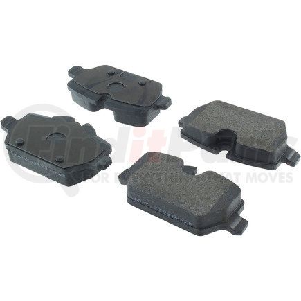104.12260 by CENTRIC - Posi Quiet Semi-Metallic Brake Pads with Hardware