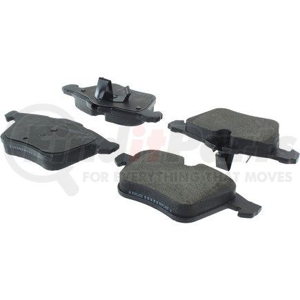 104.12400 by CENTRIC - Posi Quiet Semi-Metallic Brake Pads with Hardware