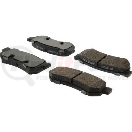 103.13150 by CENTRIC - C-Tek Ceramic Brake Pads with Shims