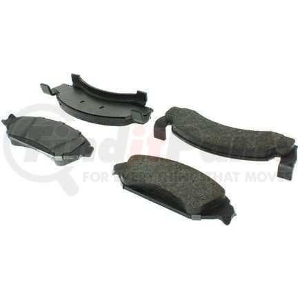 104.00500 by CENTRIC - Posi Quiet Semi-Metallic Brake Pads with Hardware