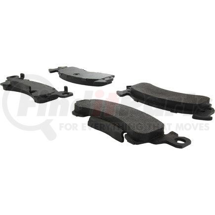 104.00521 by CENTRIC - Posi Quiet Semi-Metallic Brake Pads with Hardware