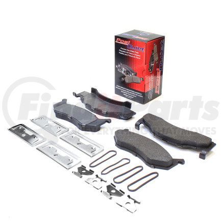 104.01230 by CENTRIC - Posi Quiet Semi-Metallic Brake Pads with Hardware