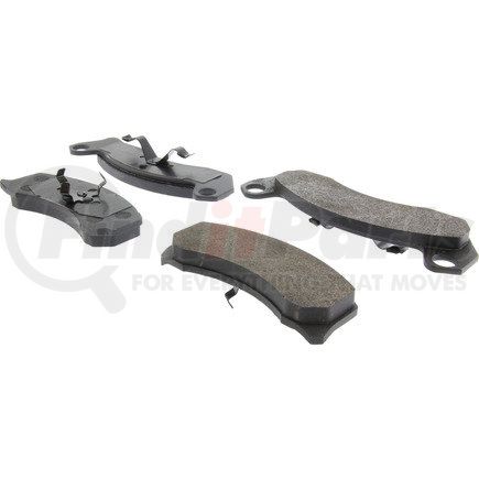 104.02000 by CENTRIC - Posi Quiet Semi-Metallic Brake Pads with Hardware