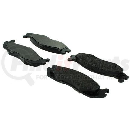 104.02030 by CENTRIC - Posi Quiet Semi-Metallic Brake Pads with Hardware