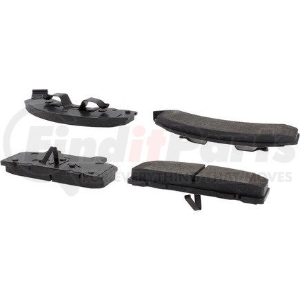 104.02151 by CENTRIC - Posi Quiet Semi-Metallic Brake Pads with Hardware