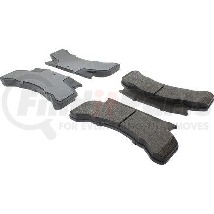 104.02240 by CENTRIC - Posi Quiet Semi-Metallic Brake Pads with Hardware