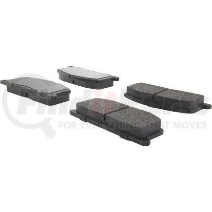 104.02420 by CENTRIC - Posi Quiet Semi-Metallic Brake Pads with Hardware