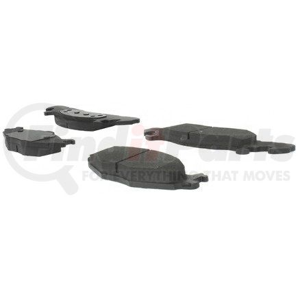 104.02590 by CENTRIC - Posi Quiet Semi-Metallic Brake Pads with Hardware