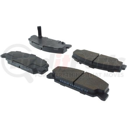 104.02730 by CENTRIC - Posi Quiet Semi-Metallic Brake Pads with Hardware