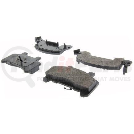 Centric 104.02890 Disc Brake Pad Set Posi Quiet Semi-Metallic Brake Pads