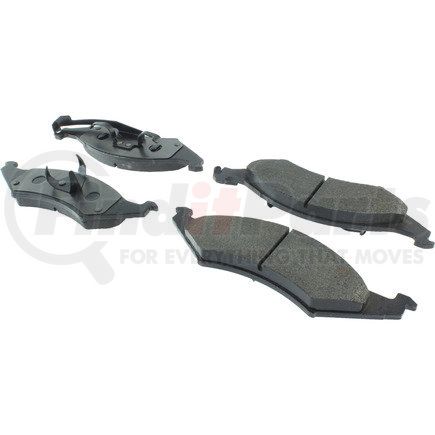 104.03240 by CENTRIC - Posi Quiet Semi-Metallic Brake Pads with Hardware