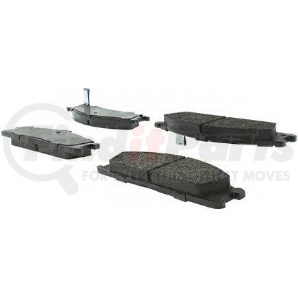 104.03330 by CENTRIC - Posi Quiet Semi-Metallic Brake Pads with Hardware