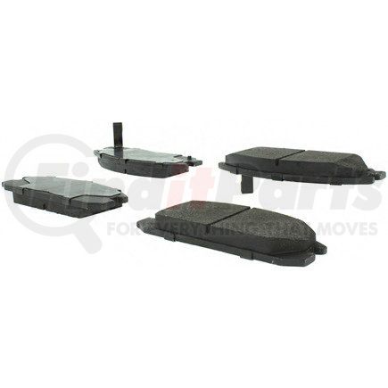 104.03340 by CENTRIC - Posi Quiet Semi-Metallic Brake Pads with Hardware