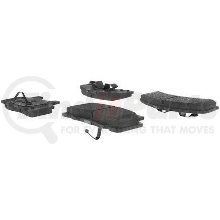 104.03680 by CENTRIC - Posi Quiet Semi-Metallic Brake Pads with Hardware