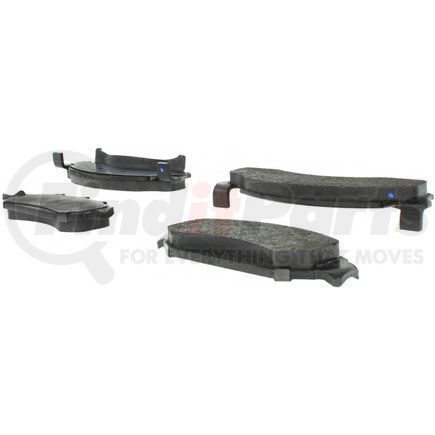 104.03750 by CENTRIC - Posi Quiet Semi-Metallic Brake Pads with Hardware