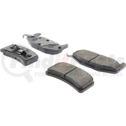 104.03770 by CENTRIC - Posi Quiet Semi-Metallic Brake Pads with Hardware