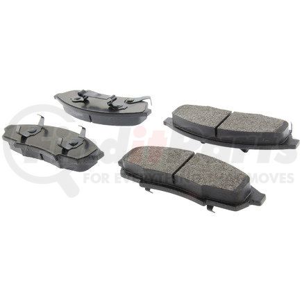 104.03760 by CENTRIC - Posi Quiet Semi-Metallic Brake Pads with Hardware