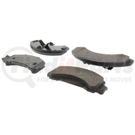 104.03870 by CENTRIC - Posi Quiet Semi-Metallic Brake Pads with Hardware